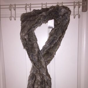 Faux Animal Fur Scarf